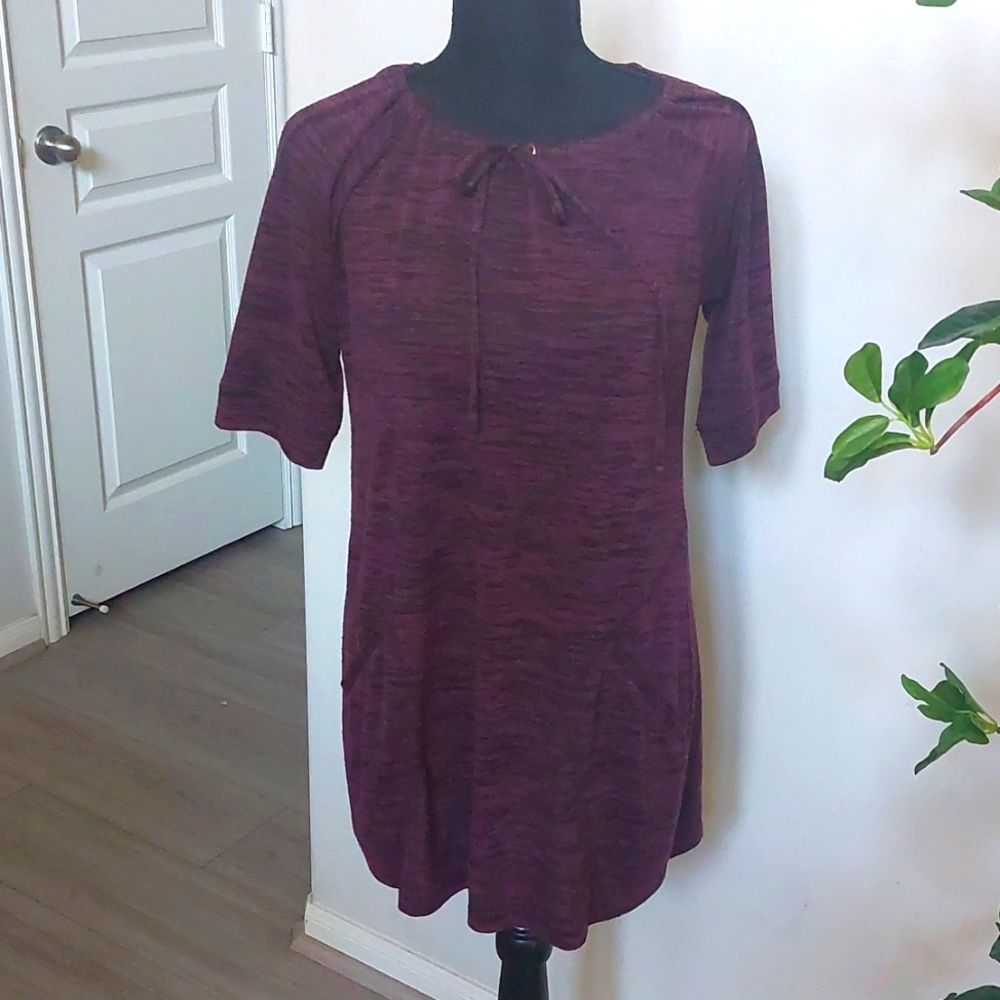 Soma Woman Purple and Black Mini Dress Size Small